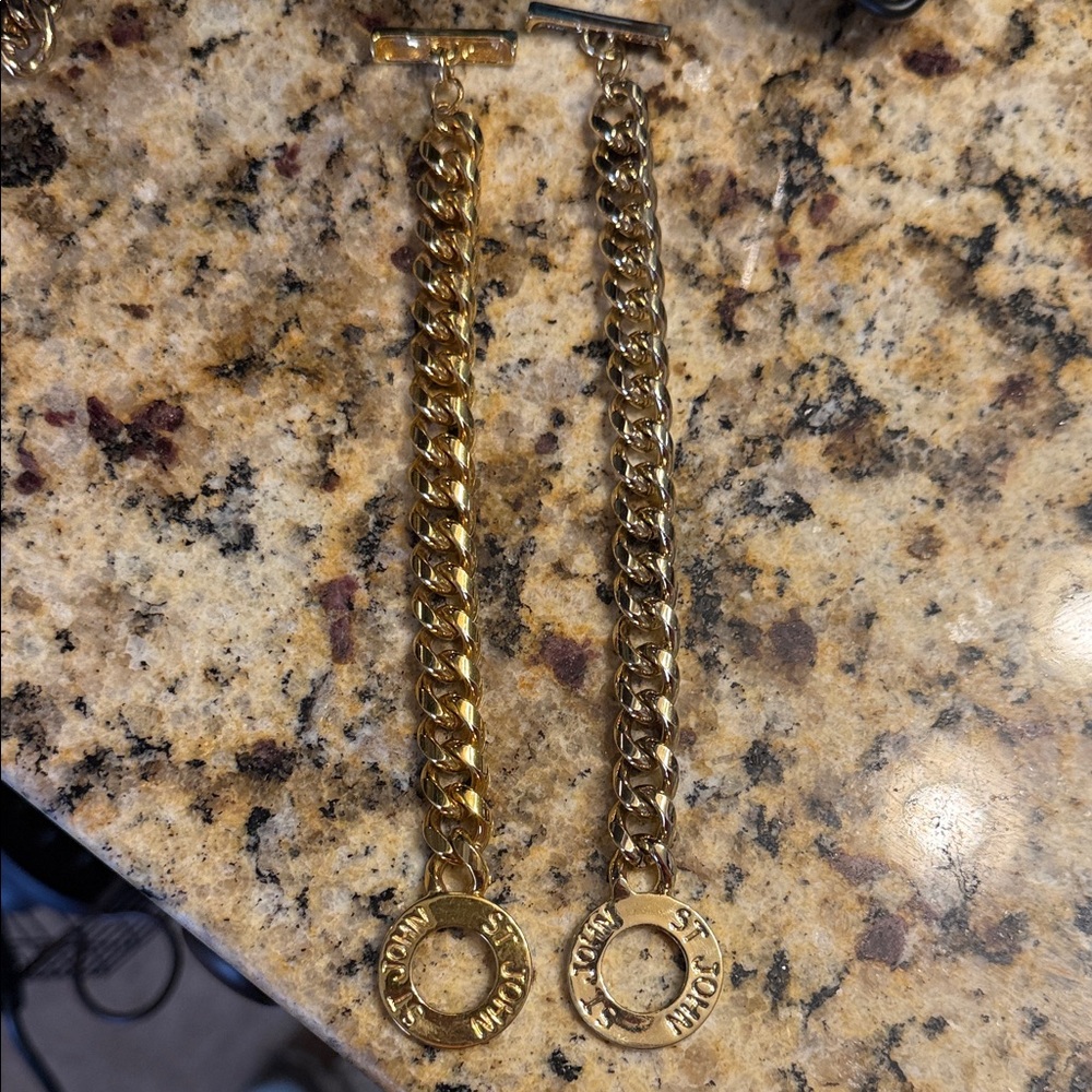 St. John Gold Chain Bracelets